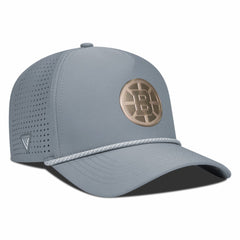 Boston Bruins Levelwear Gordon Copper Insignia Vented Adjustable Hat - Gray | US 203155965