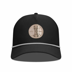Boston Bruins Levelwear Gordon Copper Insignia Vented Adjustable Hat - Black | US 203155966