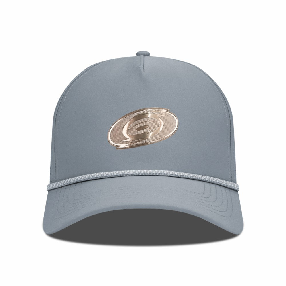 Carolina Hurricanes Levelwear Gordon Copper Insignia Vented Adjustable Hat - Gray | US 203155969