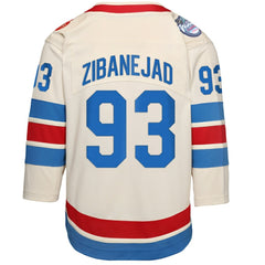 Mika Zibanejad New York Rangers Outerstuff Youth 2026 NHL Winter Classic Premier Jersey - White | US 203156095