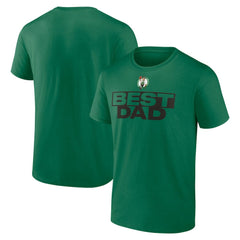 Boston Celtics Greatest Dad T-Shirt Kelly Green