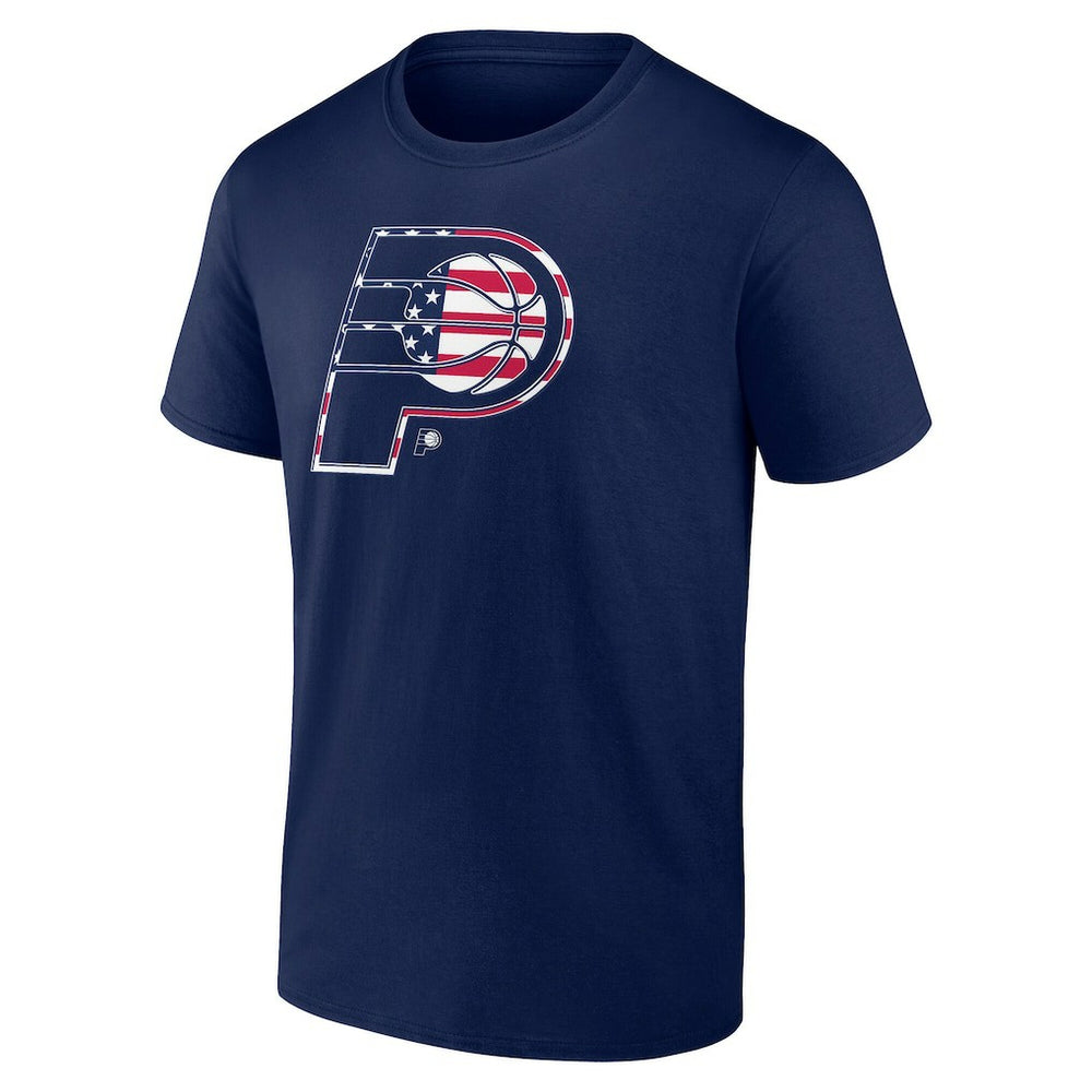 Indiana Pacers Flag Logo T-Shirt Navy