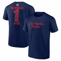 LA Clippers #1 Dad Jersey T-Shirt Navy outlet