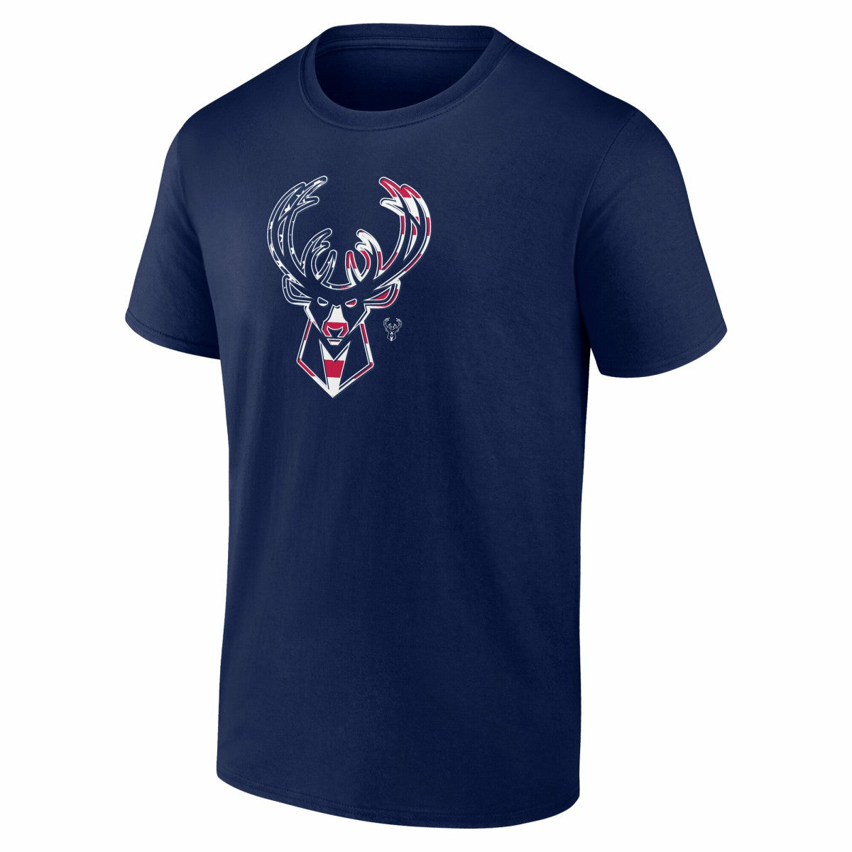 Milwaukee Bucks Flag Logo T-Shirt Navy