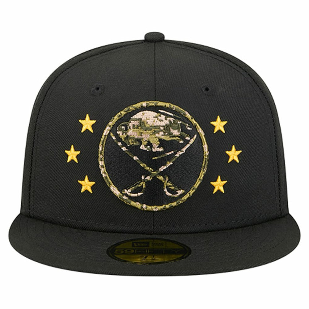 Buffalo Sabres New Era Military Appreciation Digital Camo Stars 59FIFTY Fitted Hat - Black | US 203156193