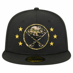 Buffalo Sabres New Era Military Appreciation Digital Camo Stars 59FIFTY Fitted Hat - Black | US 203156193
