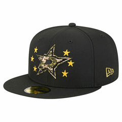Dallas Stars New Era Military Appreciation Digital Camo Stars 59FIFTY Fitted Hat - Black | US 203156197