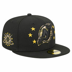 New Jersey Devils New Era Military Appreciation Digital Camo Stars 59FIFTY Fitted Hat - Black | US 203156202