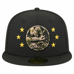New York Islanders New Era Military Appreciation Digital Camo Stars 59FIFTY Fitted Hat - Black | US 203156203