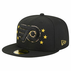 Philadelphia Flyers New Era Military Appreciation Digital Camo Stars 59FIFTY Fitted Hat - Black | US 203156205
