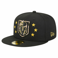 Vegas Golden Knights New Era Military Appreciation Digital Camo Stars 59FIFTY Fitted Hat - Black | US 203156210