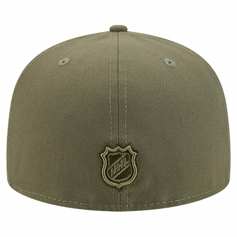 Tampa Bay Lightning New Era Military Appreciation Flag 59FIFTY Fitted Hat - Olive | US 203156222