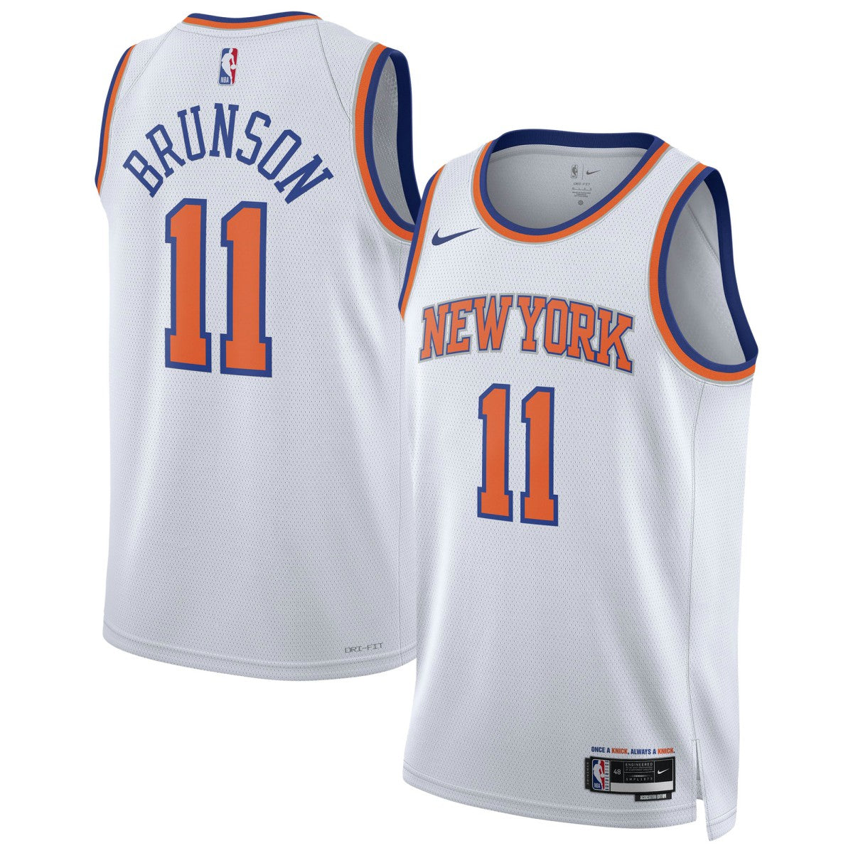 Jalen Brunson New York Knicks Unisex Swingman Jersey Association Edition White - Nike outlet