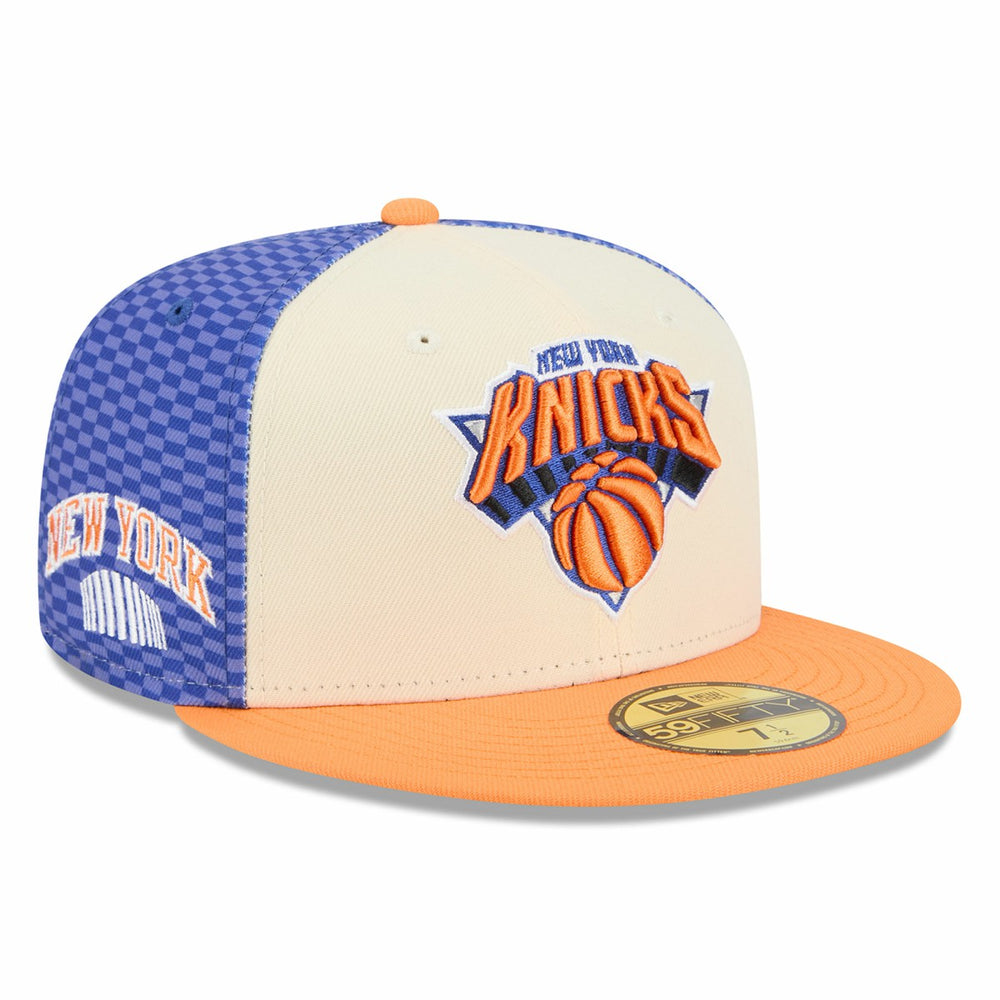 New York Knicks 2025/26 City Edition Alternate 59FIFTY Fitted Hat Cream - New Era