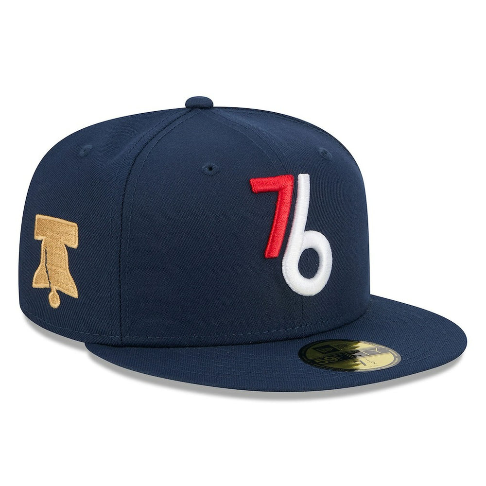 Philadelphia 76ers 2025/26 City Edition Alternate 59FIFTY Fitted Hat Navy - New Era