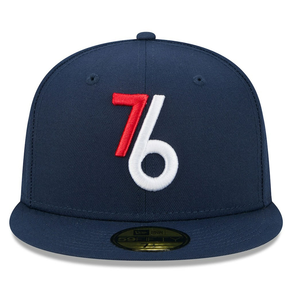 Philadelphia 76ers 2025/26 City Edition Alternate 59FIFTY Fitted Hat Navy - New Era