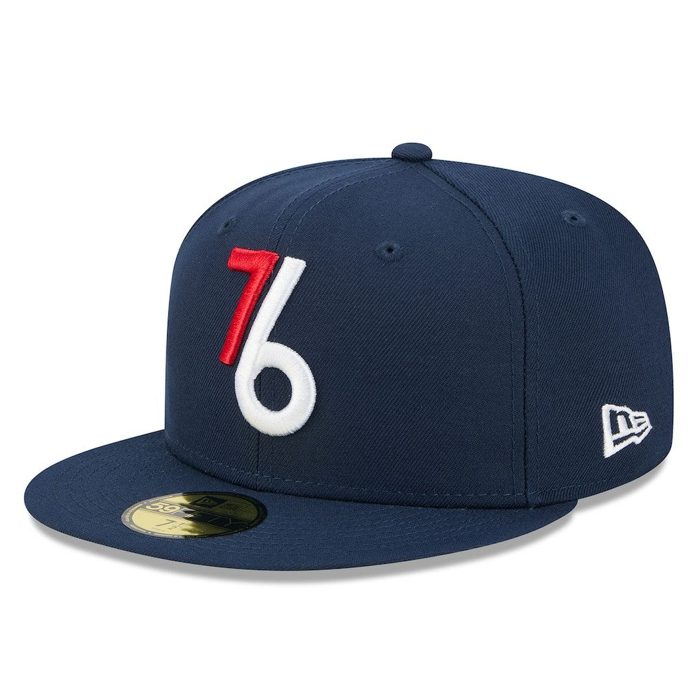 Philadelphia 76ers 2025/26 City Edition Alternate 59FIFTY Fitted Hat Navy - New Era
