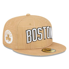 Boston Celtics 2025/26 City Edition Alternate 59FIFTY Fitted Hat Gold - New Era