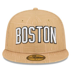 Boston Celtics 2025/26 City Edition Alternate 59FIFTY Fitted Hat Gold - New Era