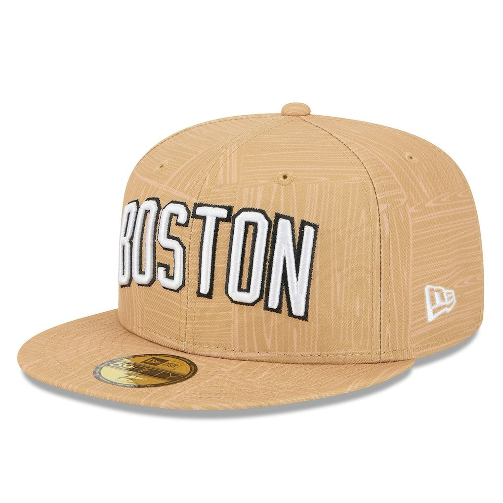 Boston Celtics 2025/26 City Edition Alternate 59FIFTY Fitted Hat Gold - New Era