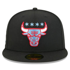 Chicago Bulls 2025/26 City Edition Alternate 59FIFTY Fitted Hat Black - New Era