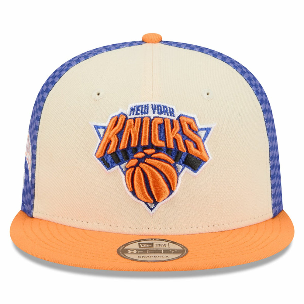 New York Knicks 2025/26 City Edition Alternate 9FIFTY Snapback Hat Cream - New Era
