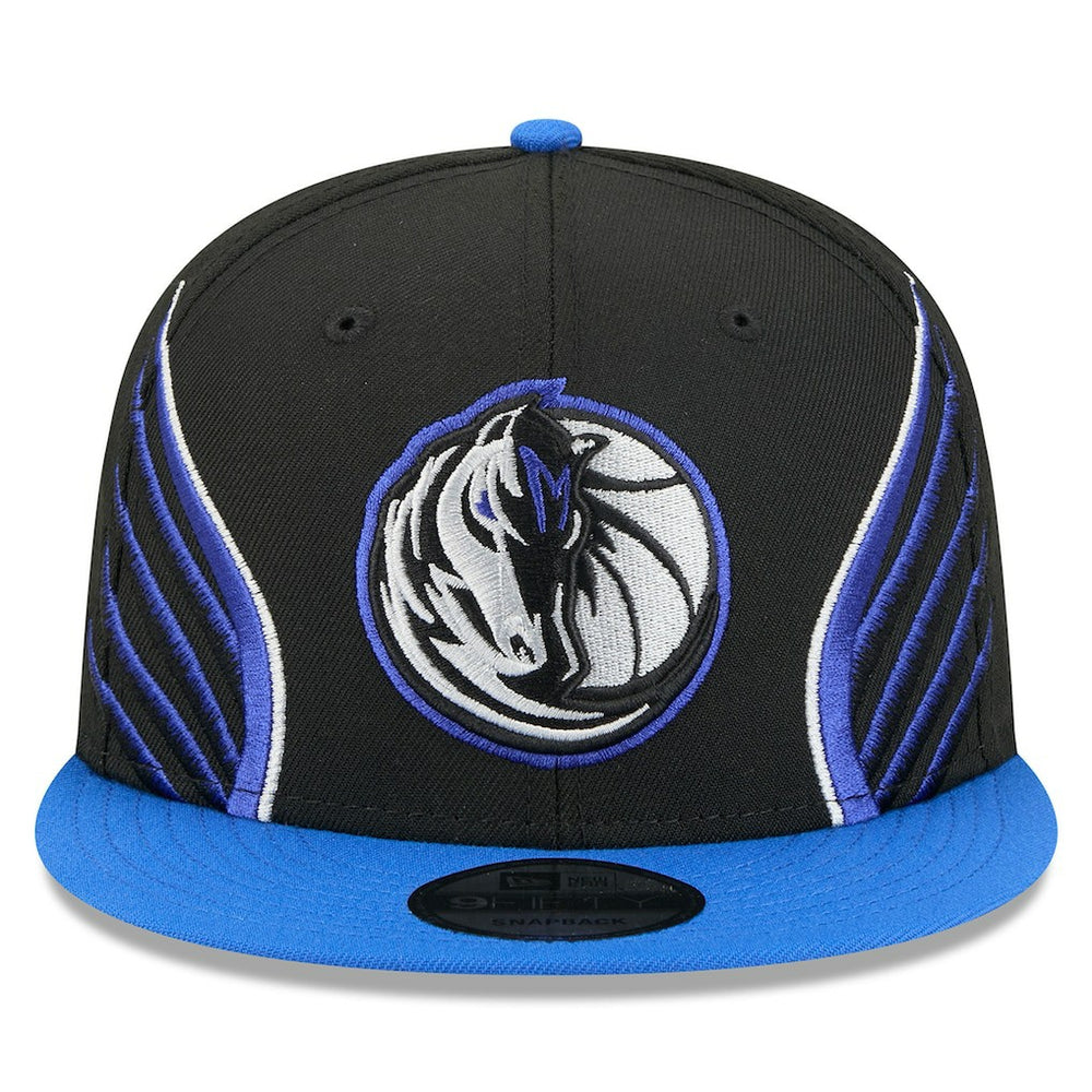 Dallas Mavericks 2025/26 City Edition Alternate 9FIFTY Snapback Hat Black - New Era