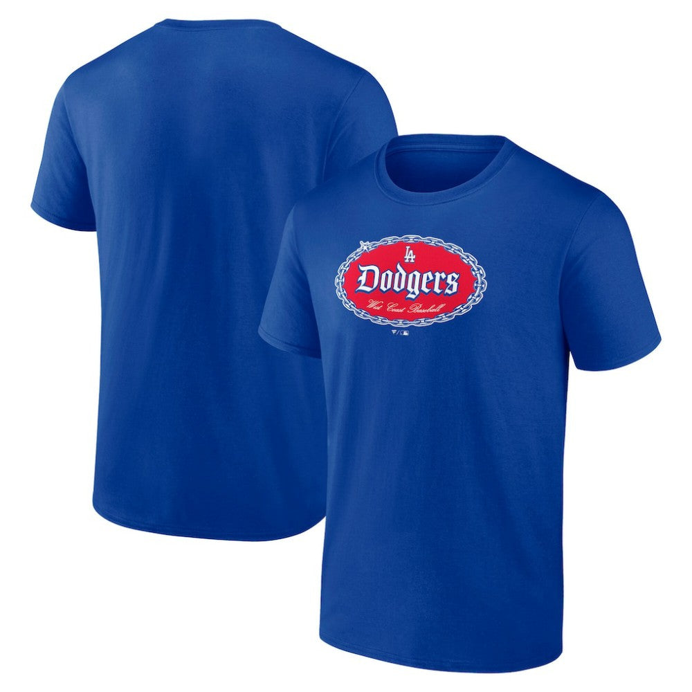 Los Angeles Dodgers Chain T-Shirt - Royal T-shirts