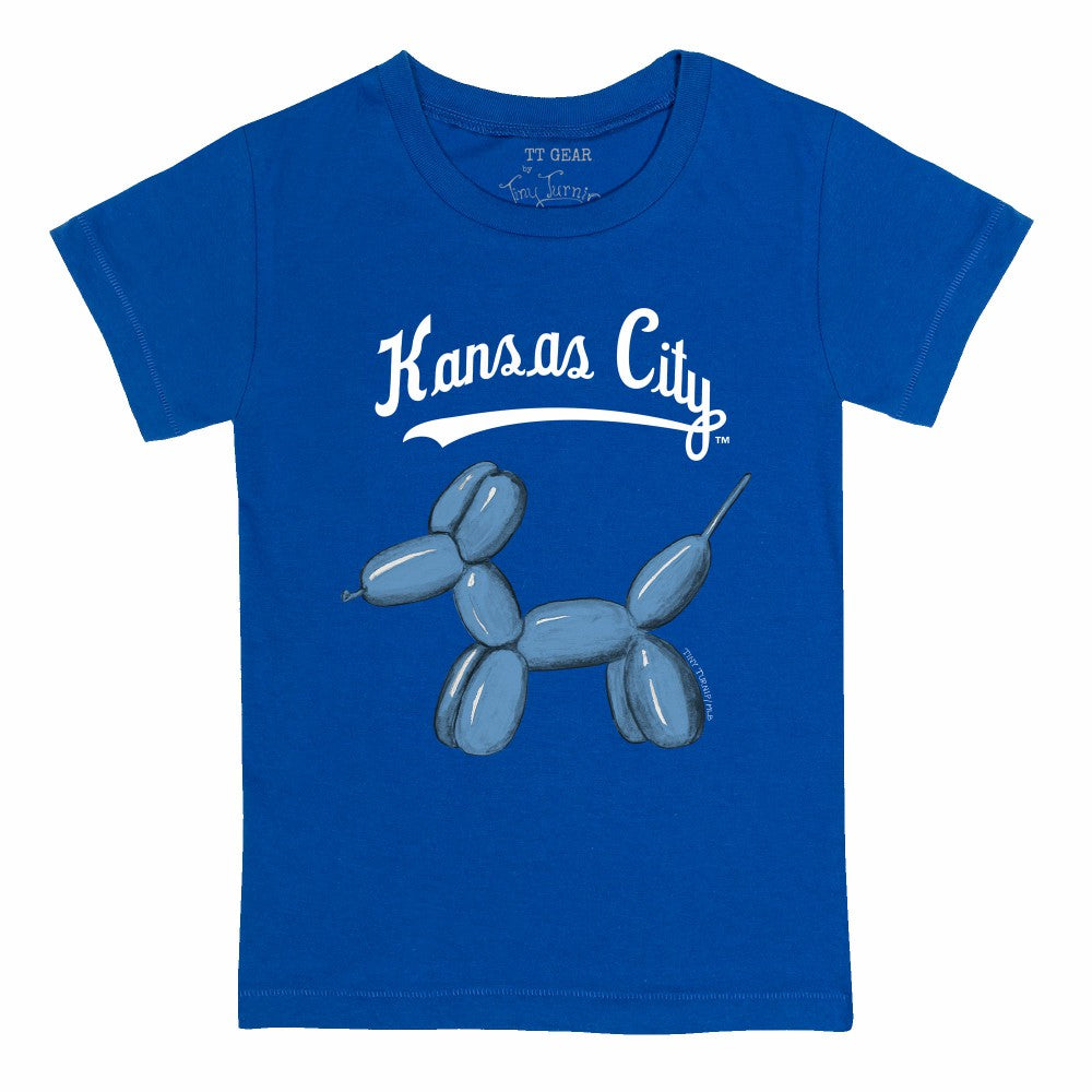 Kansas City Royals Tiny Turnip Youth Balloon Dog T-Shirt - Royal T-shirts