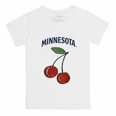 Minnesota Twins Tiny Turnip  Youth Cherries T-Shirt - White T-shirts
