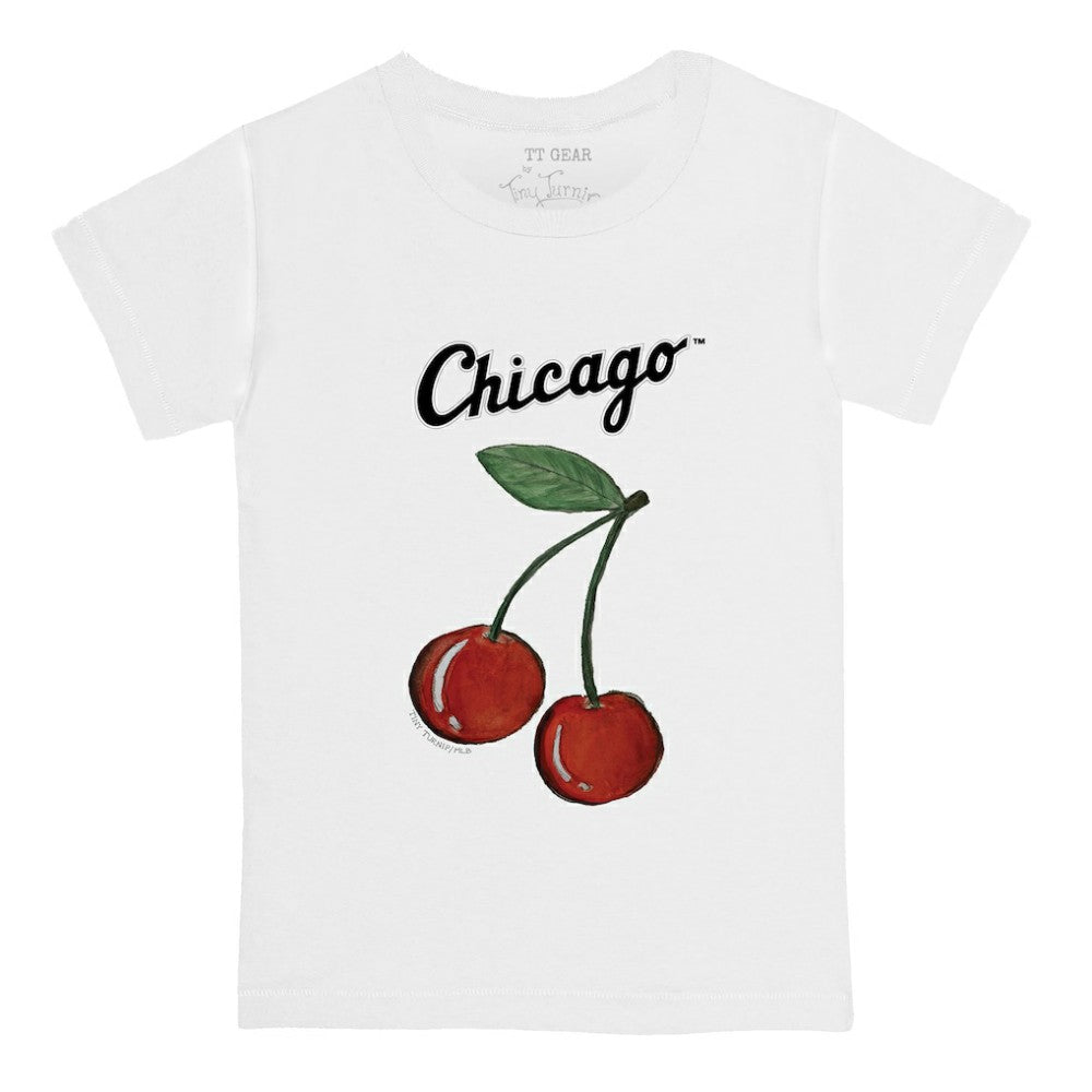 Chicago White Sox Tiny Turnip  Youth Cherries T-Shirt - White T-shirts