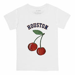 Houston Astros Tiny Turnip  Youth Cherries T-Shirt - White T-shirts
