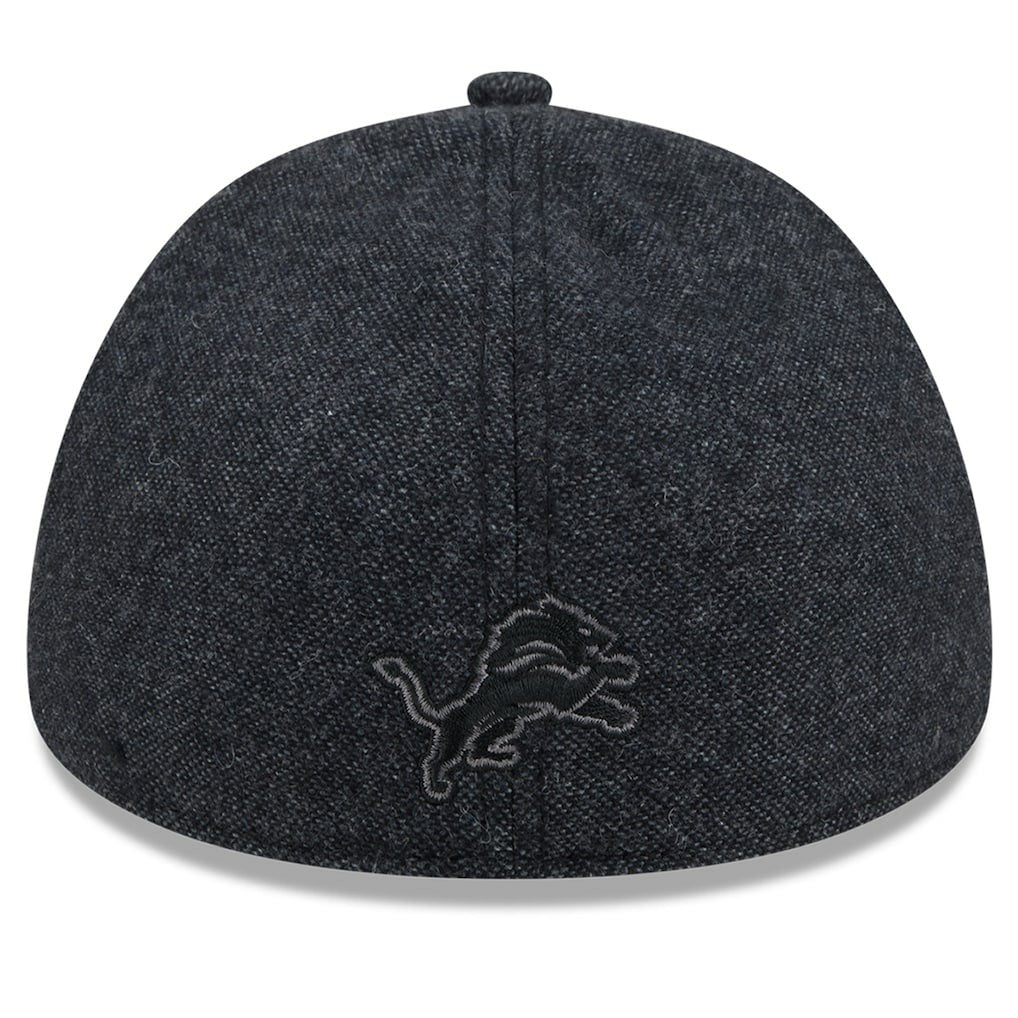 Detroit Lions New Era Peaky Duckbill Fitted Hat - Gray Hats