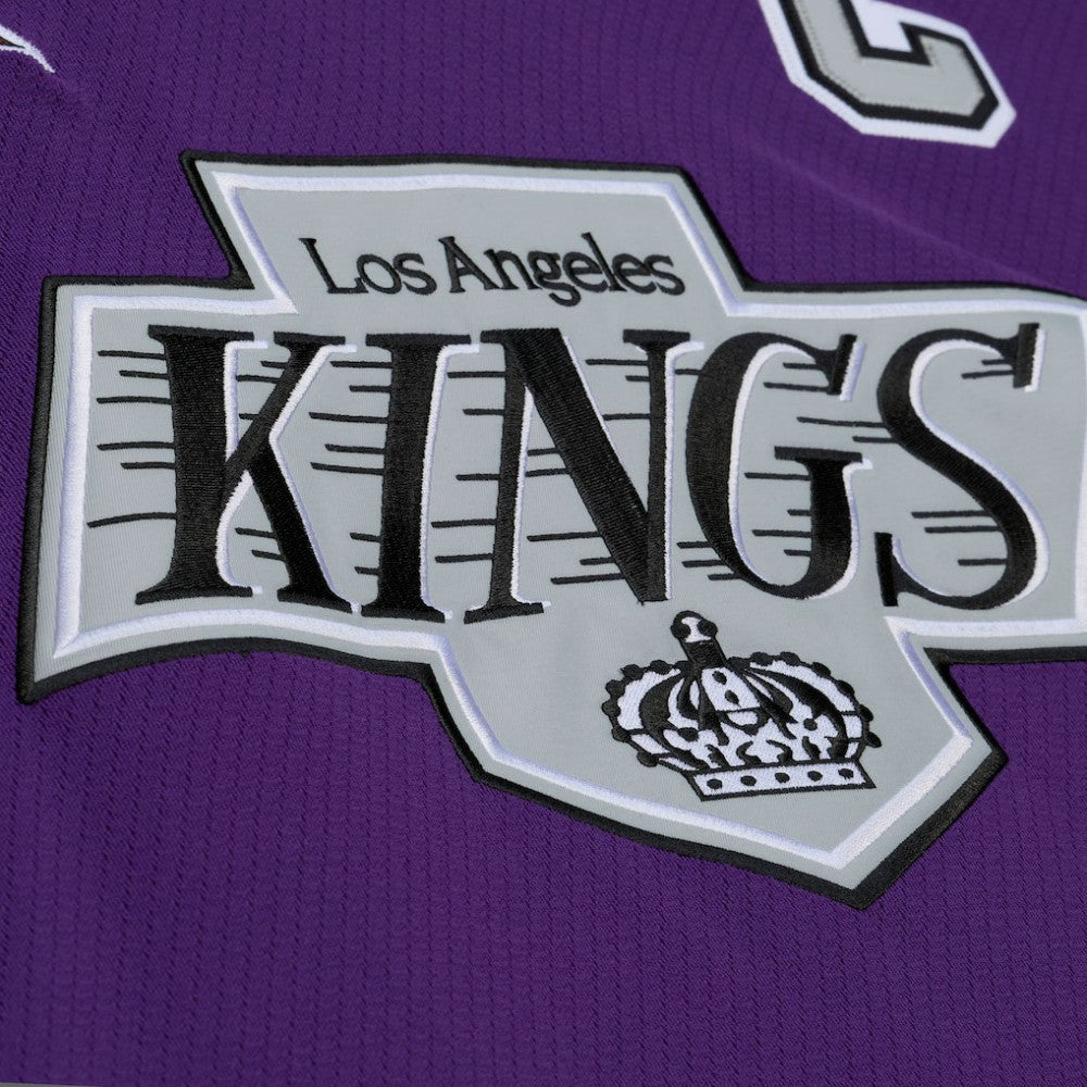 Los Angeles Kings Mitchell & Ness x Just Don Jersey Hoodie - Purple | US 203159313