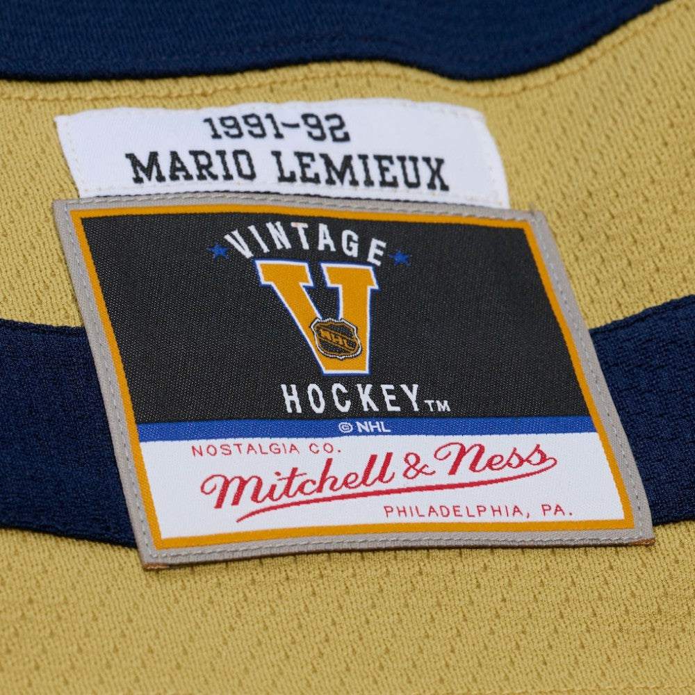 Pittsburgh Penguins Mitchell & Ness x Just Don Jersey Hoodie - Navy | US 203159317