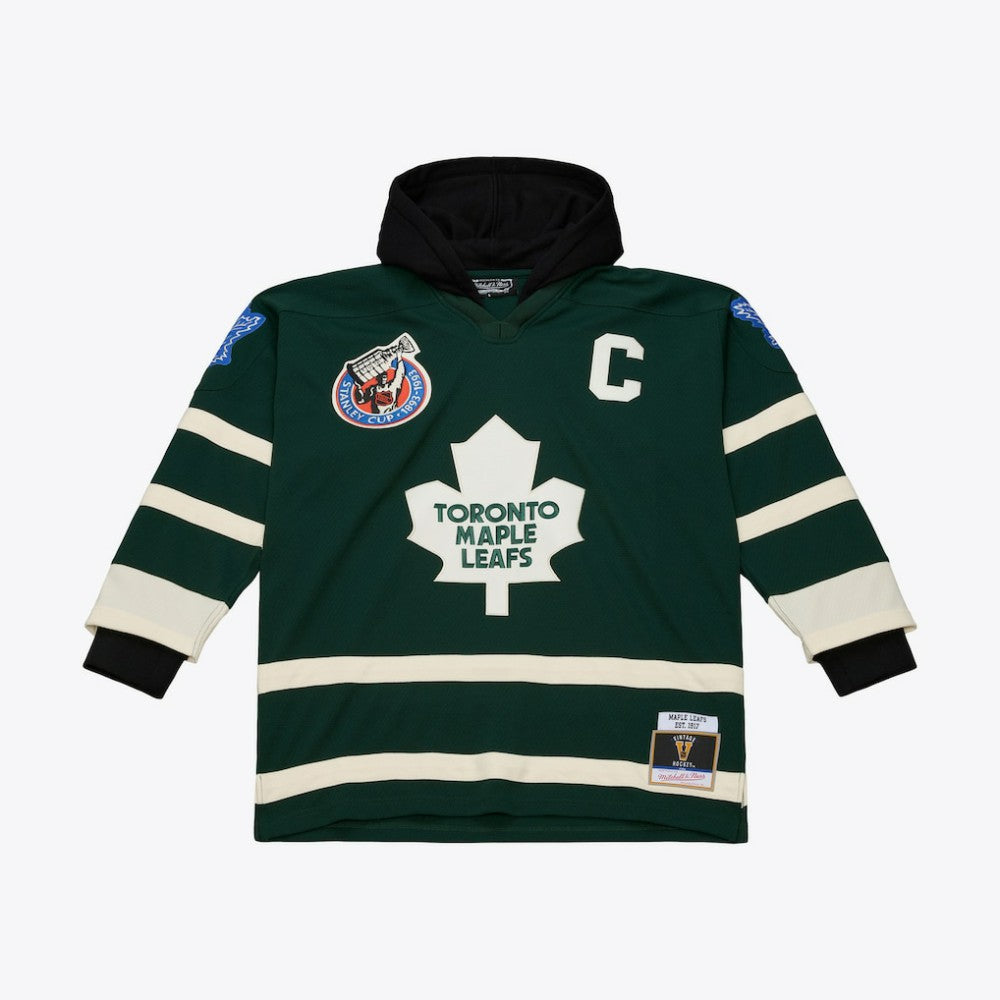 Toronto Maple Leafs Mitchell & Ness x Just Don Jersey Hoodie - Green | US 203159319