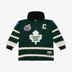 Toronto Maple Leafs Mitchell & Ness x Just Don Jersey Hoodie - Green | US 203159319