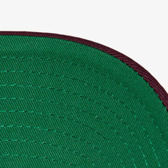 Detroit Red Wings Mitchell & Ness x Just Don Wave Script Pro Strapback Hat - Black/Maroon | US 203159322