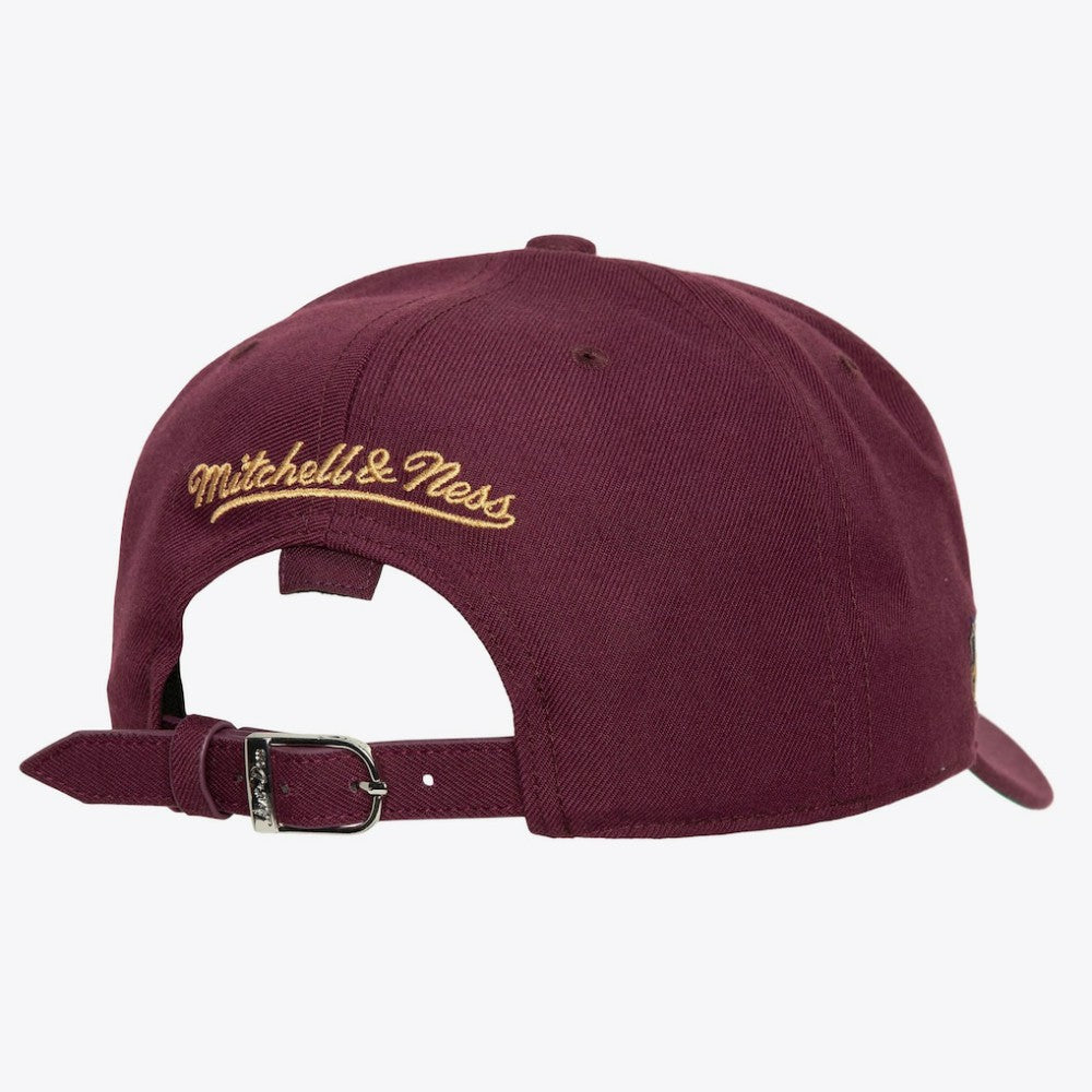 Florida Panthers Mitchell & Ness x Just Don Wave Script Pro Strapback Hat - Maroon | US 203159325