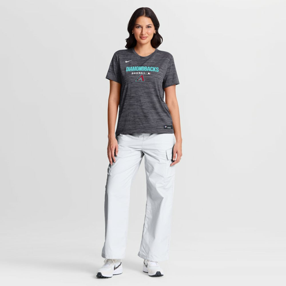 Arizona Diamondbacks Nike Women's Authentic Collection Velocity Dri-FIT T-Shirt - Black T-shirts