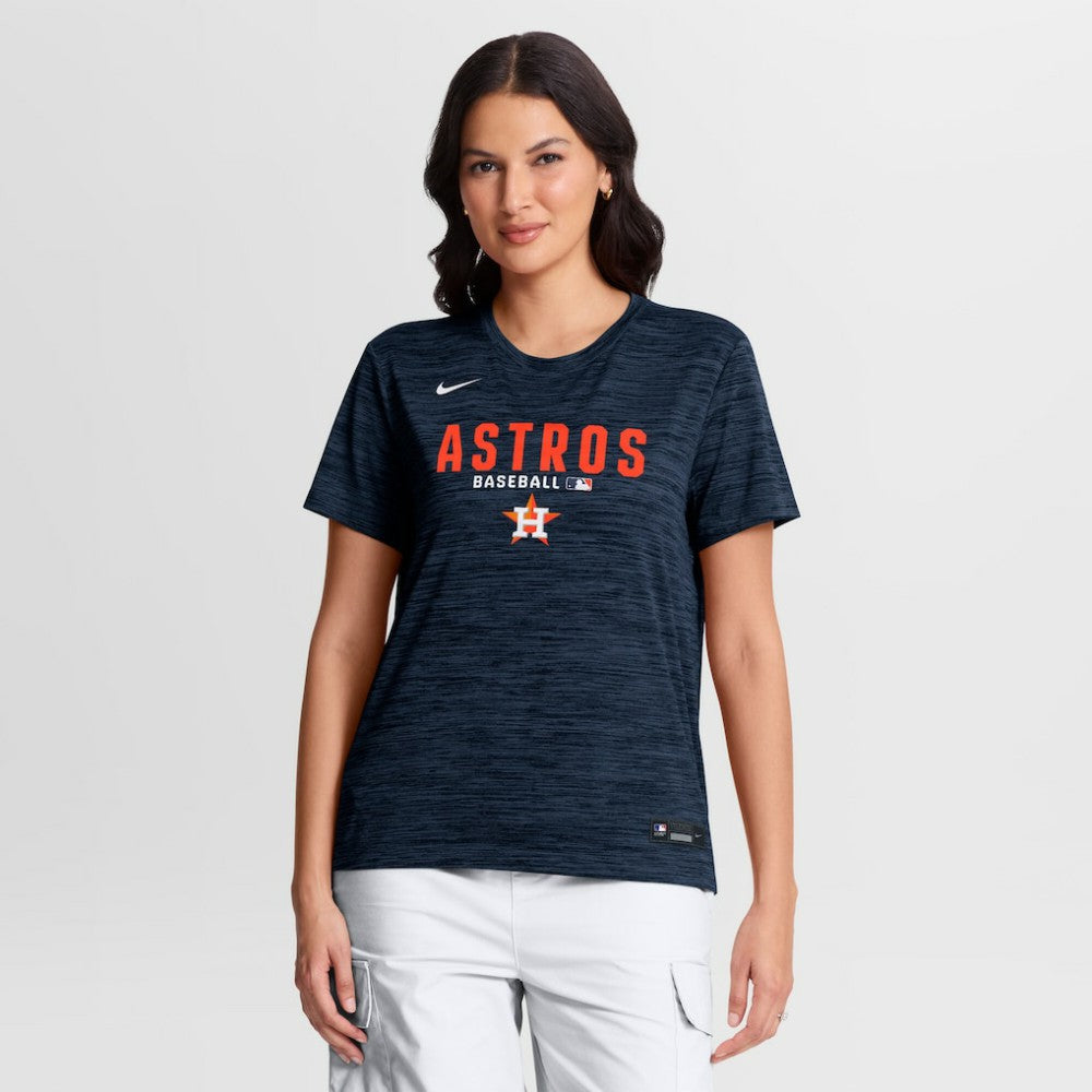 Houston Astros Nike Women's Authentic Collection Velocity Dri-FIT T-Shirt - Navy T-shirts