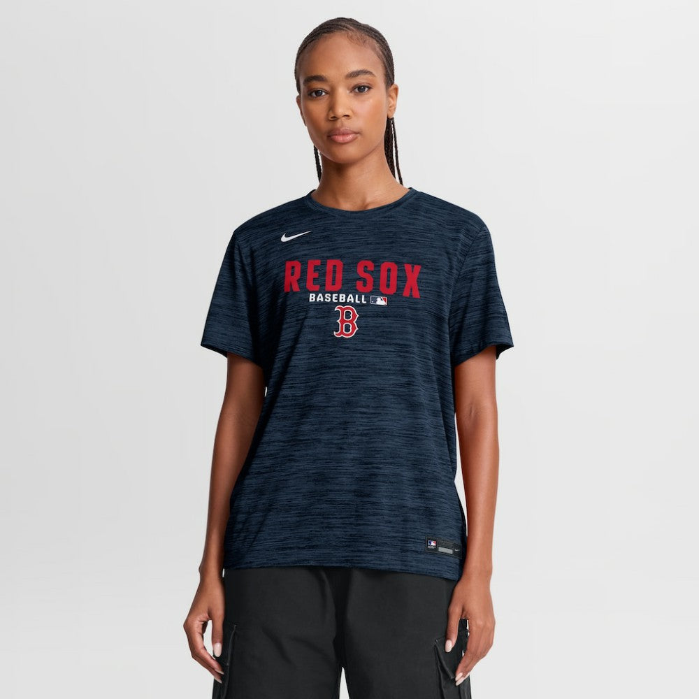 Boston Red Sox Nike Women's Authentic Collection Velocity Dri-FIT T-Shirt - Navy T-shirts