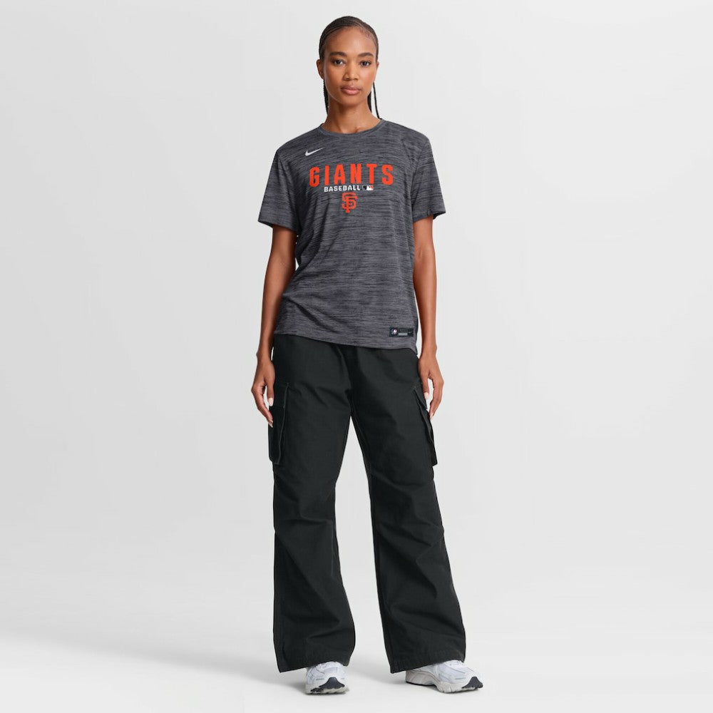 San Francisco Giants Nike Women's Authentic Collection Velocity Dri-FIT T-Shirt - Black T-shirts