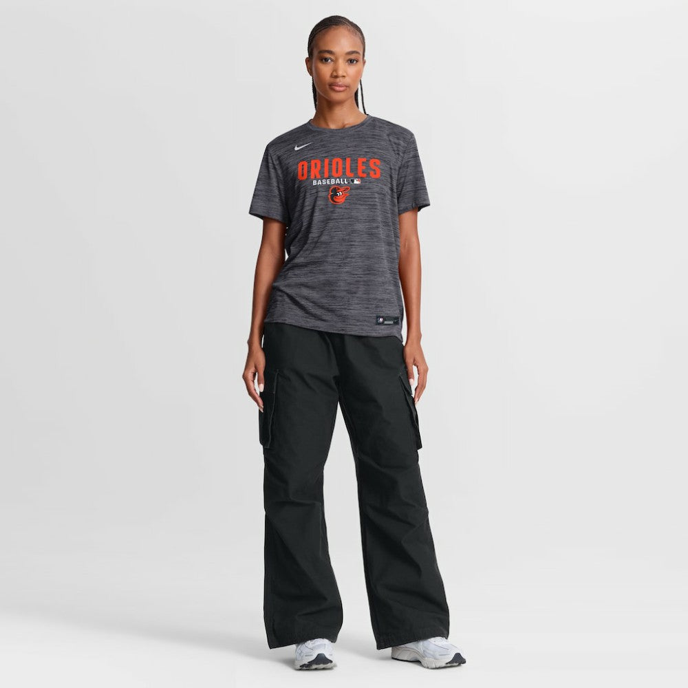 Baltimore Orioles Nike Women's Authentic Collection Velocity Dri-FIT T-Shirt - Black T-shirts