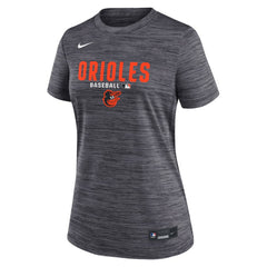 Baltimore Orioles Nike Women's Authentic Collection Velocity Dri-FIT T-Shirt - Black T-shirts