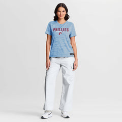 Philadelphia Phillies Nike Women's Authentic Collection Alternate Logo Velocity Dri-FIT T-Shirt - Light Blue T-shirts