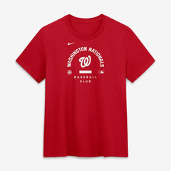Washington Nationals Nike Women's Authentic Collection Early Work Tri-Blend Dri-FIT T-Shirt - Red T-shirts