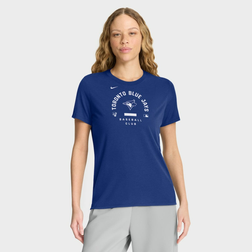 Toronto Blue Jays Nike Women's Authentic Collection Early Work Tri-Blend Dri-FIT T-Shirt - Royal T-shirts