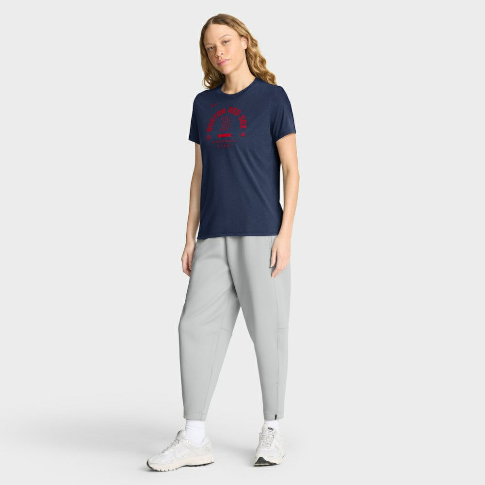 Boston Red Sox Nike Women's Authentic Collection Early Work Tri-Blend Dri-FIT T-Shirt - Navy T-shirts