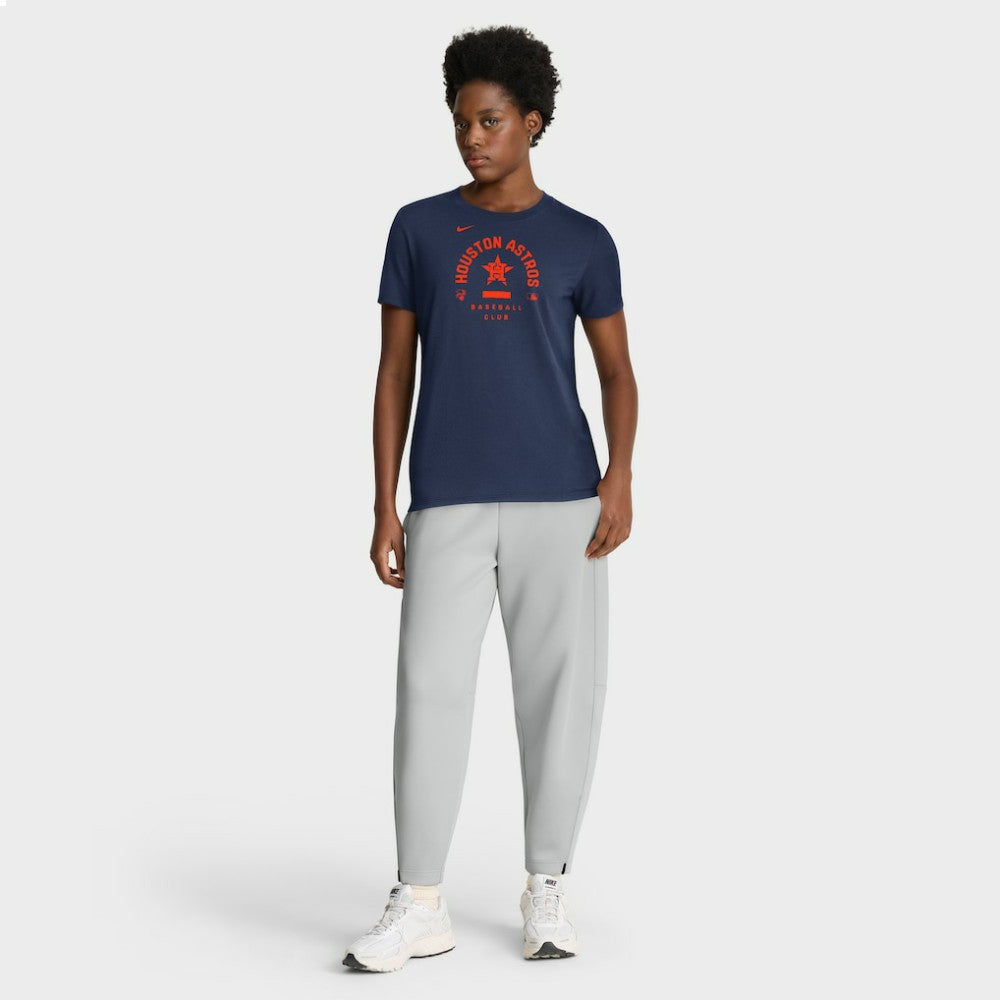 Houston Astros Nike Women's Authentic Collection Early Work Tri-Blend Dri-FIT T-Shirt - Navy T-shirts